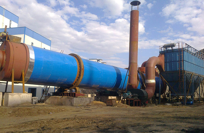 煤泥烘干机现场